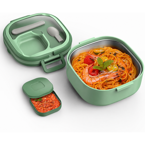 Stainless Steel Bento Lunch Box with Removable Container