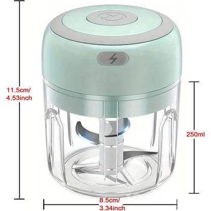 Rechargeable Electric Food Chopper with 250ML Container