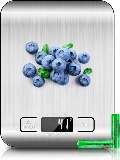Precision Digital Kitchen Scale – Food Weighing Scale with Gram & Ounce Units