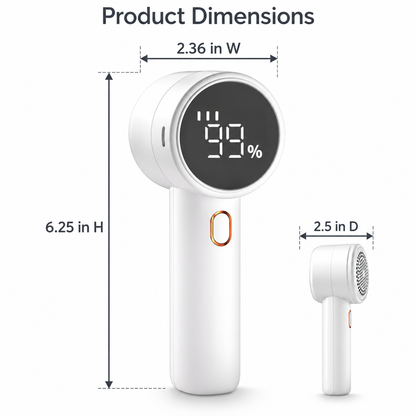Rechargeable Electric Fabric Shaver – Portable Lint and Pilling Remover for Clothes & Upholstery